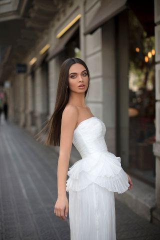 Picture of 93827 - PEPLUM DRESS