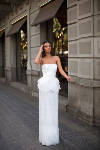 Picture of 93827 - PEPLUM DRESS