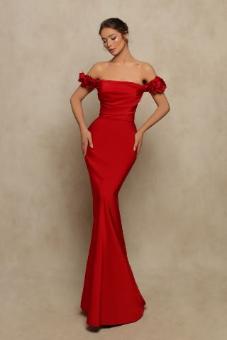 Picture of 98016 - RED VITALIS DRESS