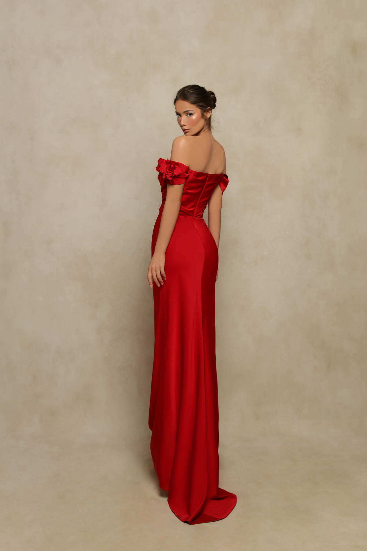 Picture of 98016 - RED VITALIS DRESS