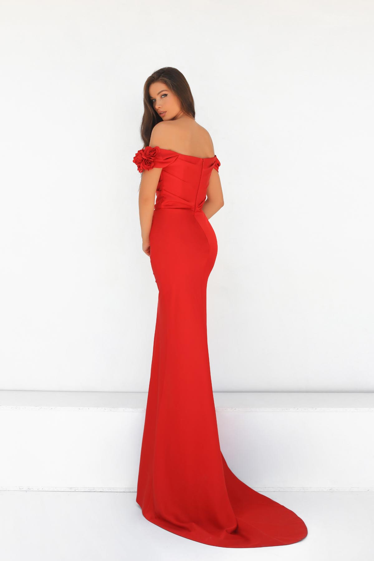 Picture of 98016 - RED VITALIS DRESS