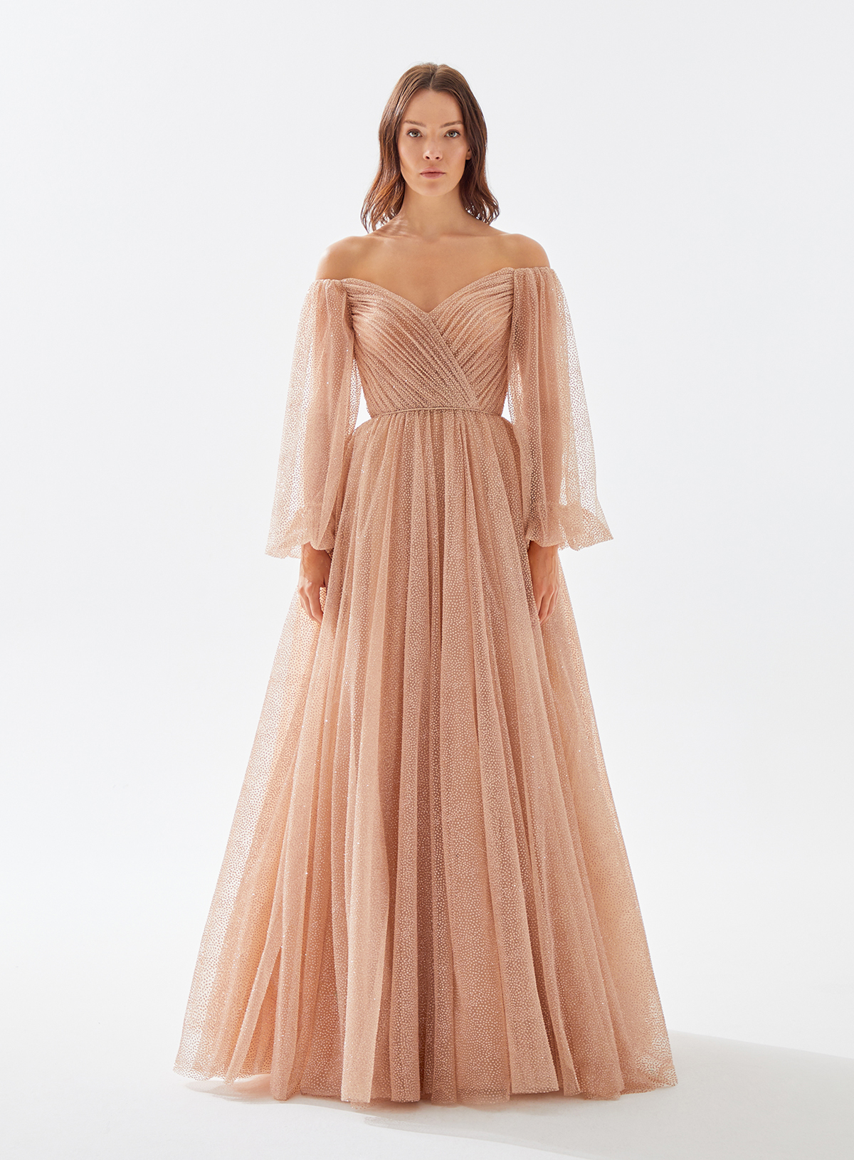 Picture of CHAMPAGNEELANOR DRESS