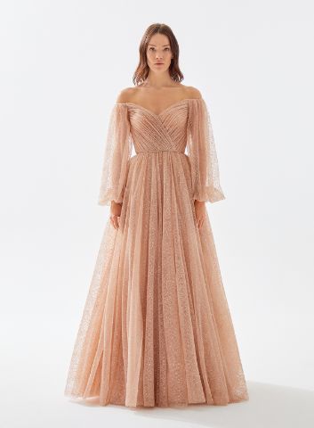 Picture of CHAMPAGNEELANOR DRESS