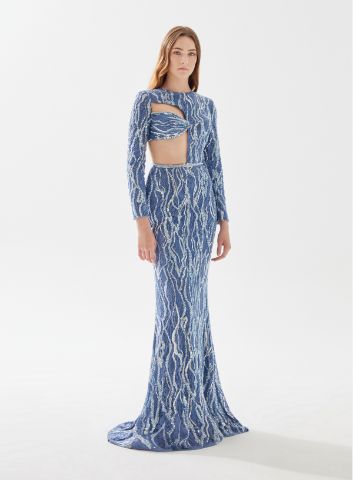 Picture of COUNTY BLUEROWENA DRESS