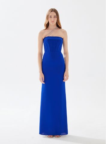 Picture of ROYAL BLUEGLOIN DRESS