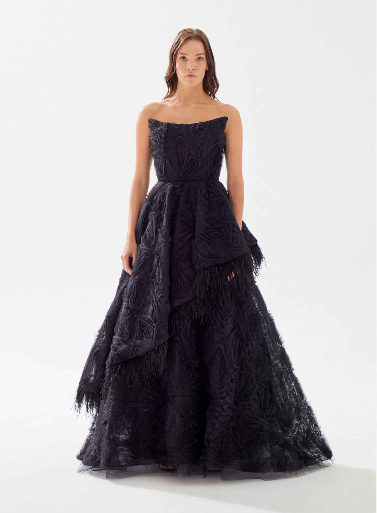 Picture of BLACKFLUFFY DRESS