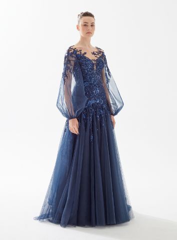 Picture of NAVYROWAN DRESS