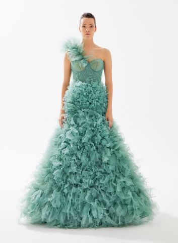Picture of ENGLISH GREENCAMILA DRESS