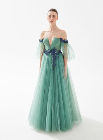 Picture of ENGLISH GREENCARLOTTA DRESS