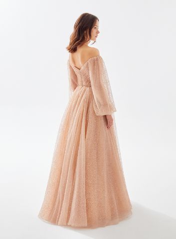 Picture of CHAMPAGNEELANOR DRESS