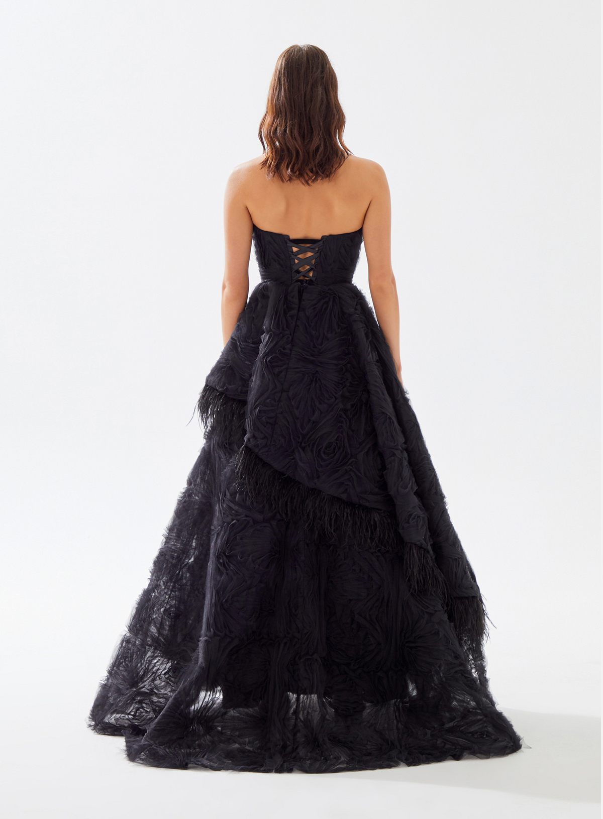 Picture of BLACKFLUFFY DRESS
