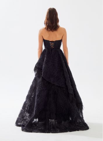 Picture of BLACKFLUFFY DRESS