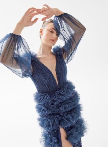 Picture of NAVYGLANCHDRESS