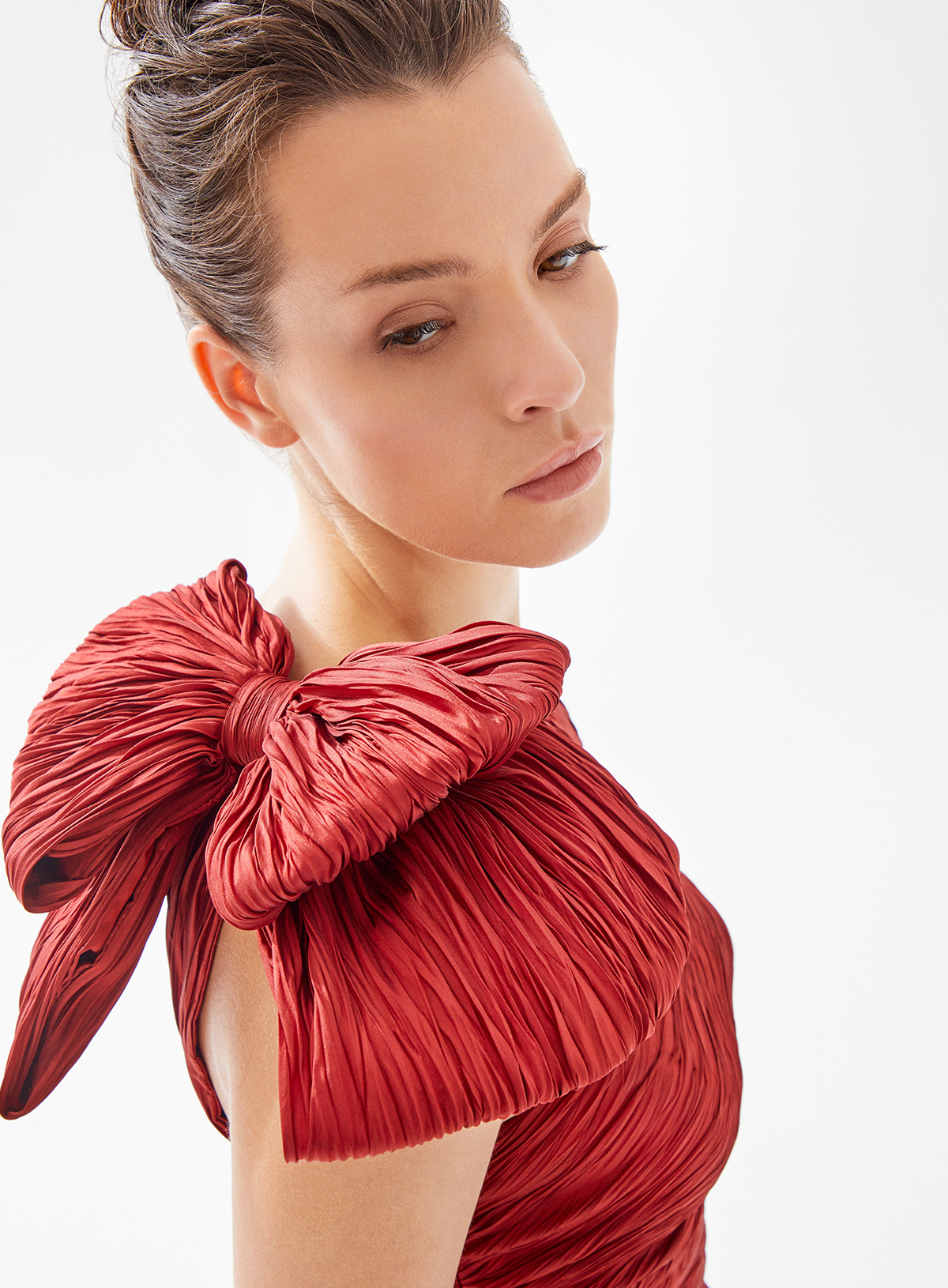 Picture of BURGUNDYSPARK DRESS