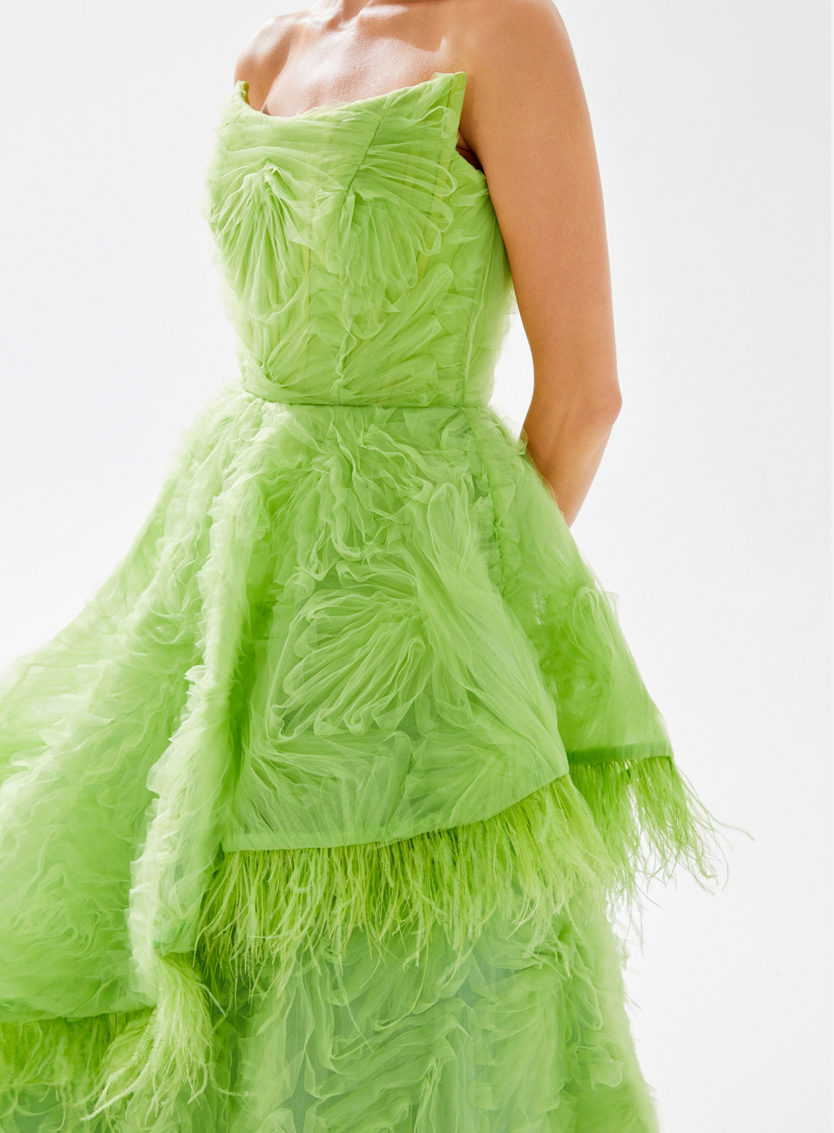 Picture of LIMEFLUFFY DRESS