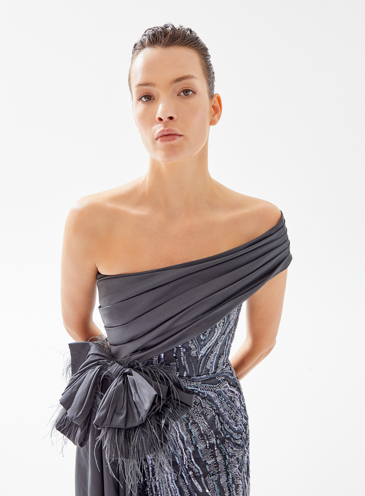 Picture of ANTHRACITEMILLIE DRESS