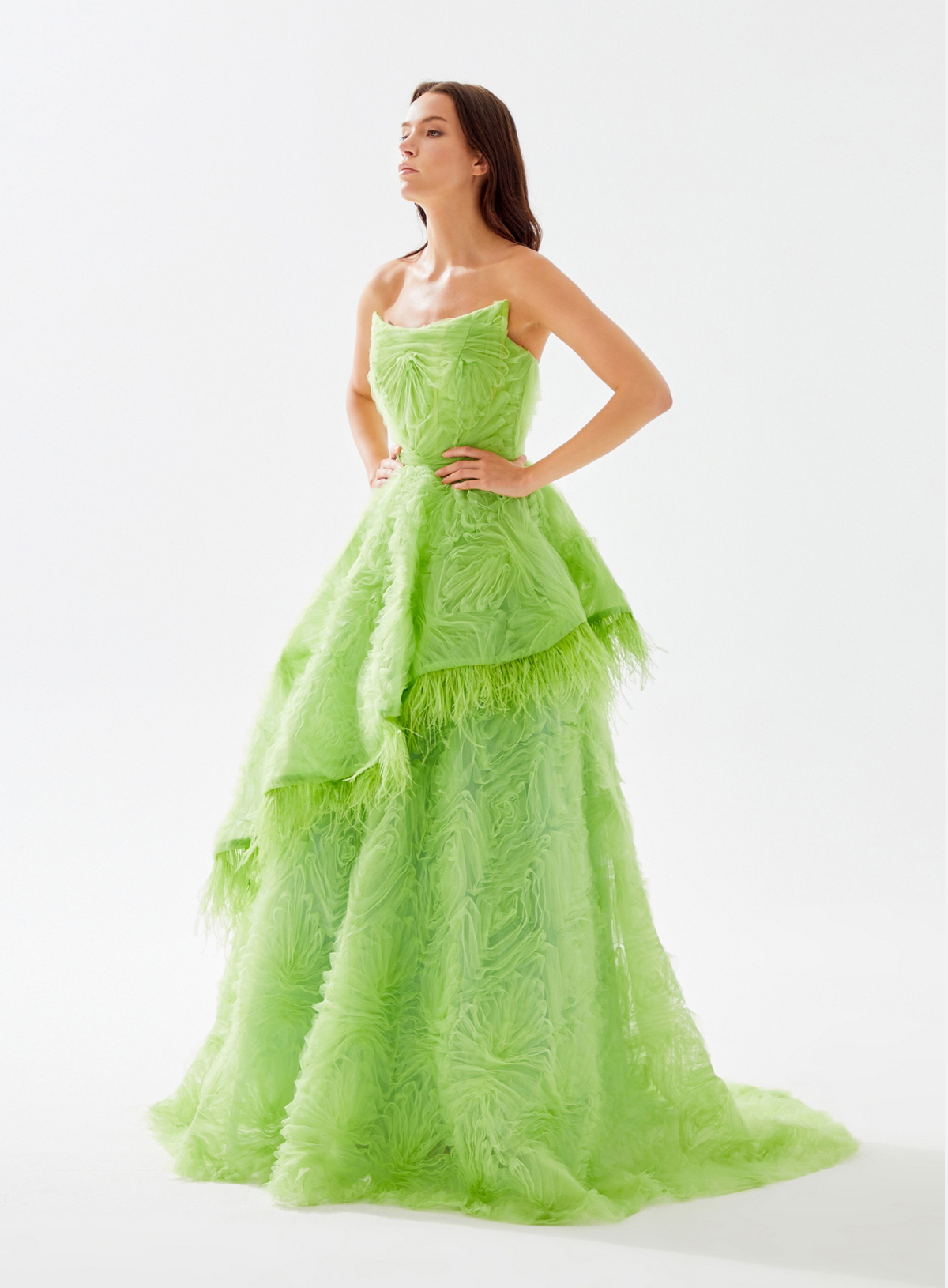 Picture of LIMEFLUFFY DRESS